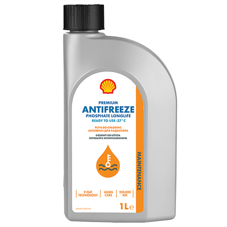 SHELL Premium Antifreeze Phosphate Longlife ready to use -37C 1 L