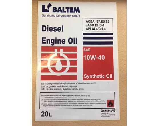BALTEM Diesel Engine Oil 10W-40