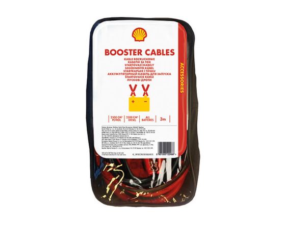 SHELL Booster Cables with zipper bag